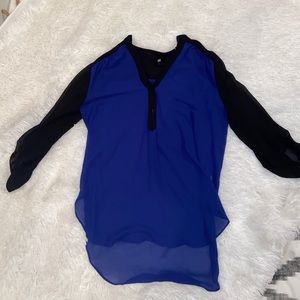 Royal blue blouse